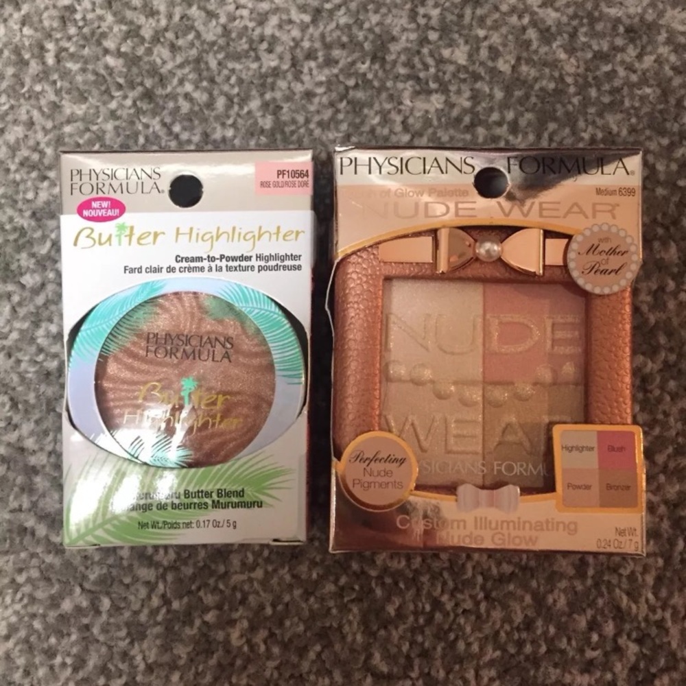 LOT OF 2* Physician Formula Butter Highlighters